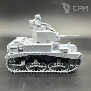 Описание картинки M3 Stuart-Honey от Пластиковые флэшбеки по цене 850руб | Свободный Рынок Миниатюр - СРМ