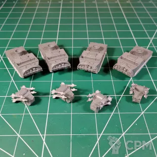 Описание картинки TUBX09 TEAM YANKEE American M48 Chaparral SAM от Vault Boy по цене 2 798руб | Свободный Рынок Миниатюр - СРМ