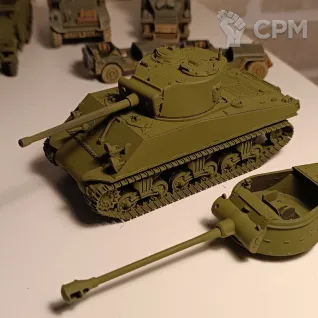 Описание картинки US Army M4A3 Sherman от Eikeer по цене 3 500руб | Свободный Рынок Миниатюр - СРМ