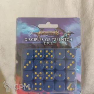 Описание картинки Disciples of Tzeentch Dice Set от User19033 по цене 5 000руб | Свободный Рынок Миниатюр - СРМ