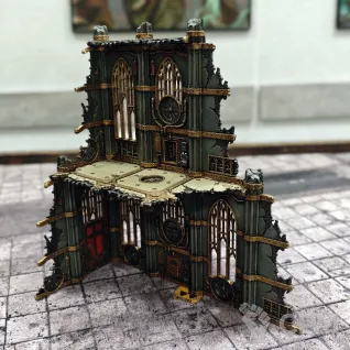 Описание картинки Sector Imperialis - Administratum (средняя руина формата гв) от Monger по цене 12 950руб | Свободный Рынок Миниатюр - СРМ
