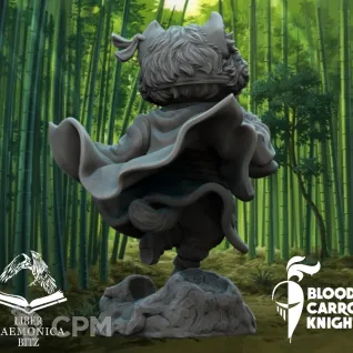 Описание картинки Незуко | Коллекционная миниатюра 70 мм от Blood Carrot Knights по цене 1 350руб | Свободный Рынок Миниатюр - СРМ