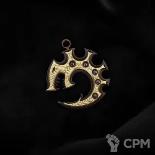 Описание картинки Кулон Культа Генокрада [1] от Строго по-Имперски по цене 2 790руб | Свободный Рынок Миниатюр - СРМ