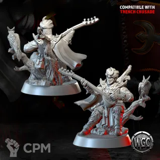 Описание картинки Murideen acolytes Command от Manufactorum76 по цене 550руб | Свободный Рынок Миниатюр - СРМ