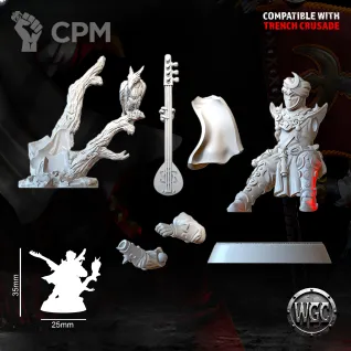 Описание картинки Murideen acolytes Command от Manufactorum76 по цене 550руб | Свободный Рынок Миниатюр - СРМ