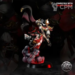 Описание картинки Murideen Assasin Shadeblade Lord от Manufactorum76 по цене 500руб | Свободный Рынок Миниатюр - СРМ