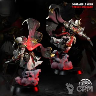 Описание картинки Murideen Assasin Shadeblade Lord от Manufactorum76 по цене 500руб | Свободный Рынок Миниатюр - СРМ