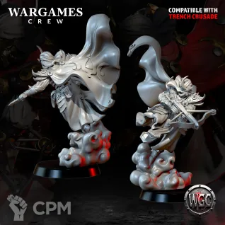 Описание картинки Murideen Assasin Shadeblade Lord от Manufactorum76 по цене 500руб | Свободный Рынок Миниатюр - СРМ