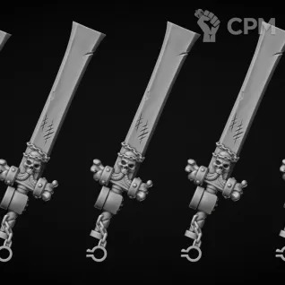 Описание картинки мечи тип Cleaver (правая рука) от LDBits по цене 547руб | Свободный Рынок Миниатюр - СРМ