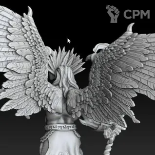 Описание картинки Magnus the Red от MrMetalHorror по цене 1 800руб | Свободный Рынок Миниатюр - СРМ
