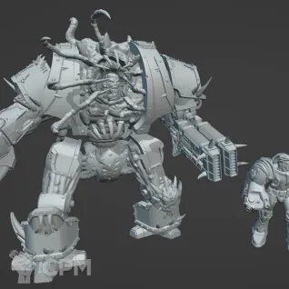 Описание картинки Helbrute - альт от Магазин Альфария по цене 850руб | Свободный Рынок Миниатюр - СРМ