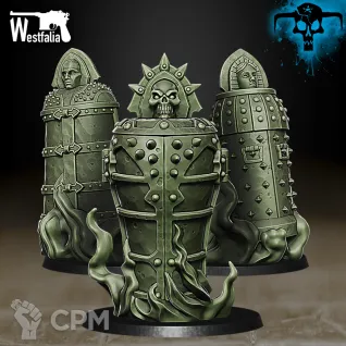 Описание картинки Ghosts of the Nomansland - Bomb Coffins от Manufactorum76 по цене 250руб | Свободный Рынок Миниатюр - СРМ