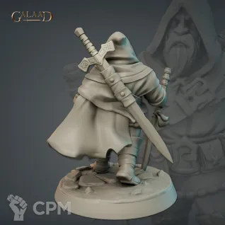 Описание картинки Male Dwarf 01 от PocketSized Prints по цене 170руб | Свободный Рынок Миниатюр - СРМ