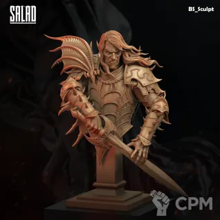 Описание картинки Malus Darkblade (Bust) от Naggaroth Night по цене 1 800руб | Свободный Рынок Миниатюр - СРМ