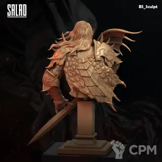 Описание картинки Malus Darkblade (Bust) от Naggaroth Night по цене 1 800руб | Свободный Рынок Миниатюр - СРМ