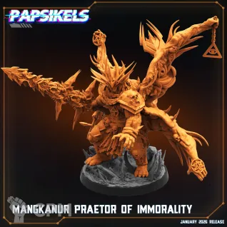 Описание картинки MANGKANUR PRAETOR OF IMMORALITY от Manufactorum76 по цене 1 500руб | Свободный Рынок Миниатюр - СРМ