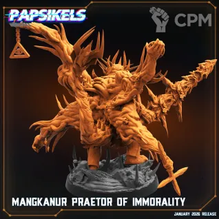 Описание картинки MANGKANUR PRAETOR OF IMMORALITY от Manufactorum76 по цене 1 500руб | Свободный Рынок Миниатюр - СРМ