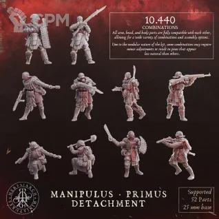Описание картинки Manipulus Primus Detachment от Manufactorum76 по цене 800руб | Свободный Рынок Миниатюр - СРМ