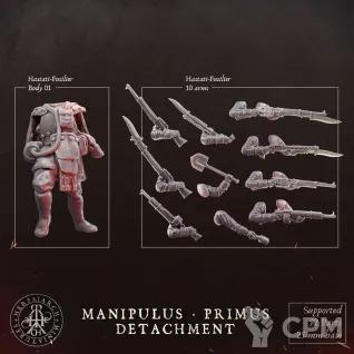 Описание картинки Manipulus Primus Detachment от Manufactorum76 по цене 800руб | Свободный Рынок Миниатюр - СРМ