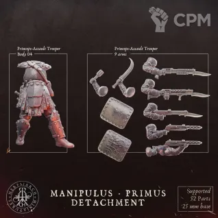 Описание картинки Manipulus Primus Detachment от Manufactorum76 по цене 800руб | Свободный Рынок Миниатюр - СРМ