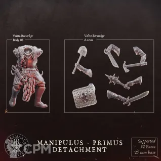 Описание картинки Manipulus Primus Detachment от Manufactorum76 по цене 800руб | Свободный Рынок Миниатюр - СРМ