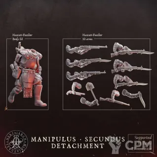 Описание картинки Manipulus Secundus Detachment от Manufactorum76 по цене 800руб | Свободный Рынок Миниатюр - СРМ