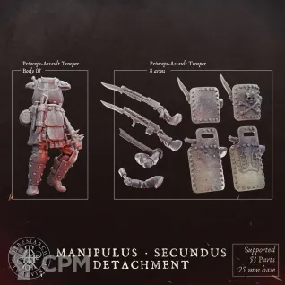 Описание картинки Manipulus Secundus Detachment от Manufactorum76 по цене 800руб | Свободный Рынок Миниатюр - СРМ
