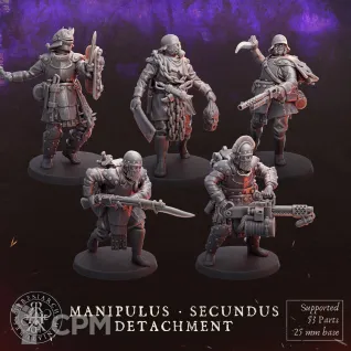 Описание картинки Manipulus Secundus Detachment от Manufactorum76 по цене 800руб | Свободный Рынок Миниатюр - СРМ