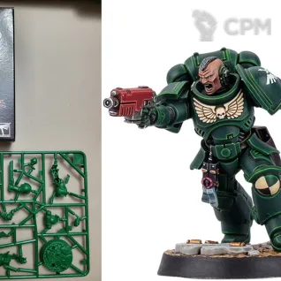 Описание картинки Space Marine Heroes 2025 - Brother Maphael, ориг на литнике от Утка по цене 550руб | Свободный Рынок Миниатюр - СРМ
