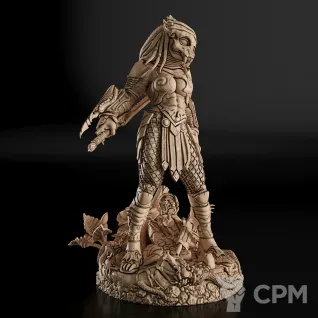 Описание картинки Female Predator Фигурка (Predator) от GAS3TXD  по цене 3 900руб | Свободный Рынок Миниатюр - СРМ