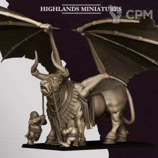 Описание картинки Marduk Bull от Manufactorum76 по цене 3 500руб | Свободный Рынок Миниатюр - СРМ