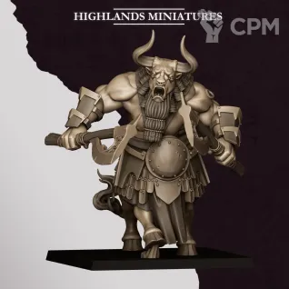 Описание картинки Marduk Minotaurs от Manufactorum76 по цене 1 200руб | Свободный Рынок Миниатюр - СРМ