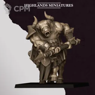 Описание картинки Marduk Minotaurs от Manufactorum76 по цене 1 200руб | Свободный Рынок Миниатюр - СРМ