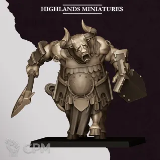 Описание картинки Marduk Minotaurs от Manufactorum76 по цене 1 200руб | Свободный Рынок Миниатюр - СРМ
