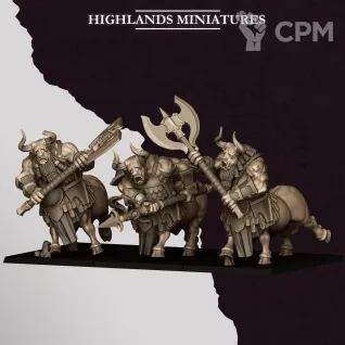 Описание картинки Marduk Minotaurs от Manufactorum76 по цене 1 200руб | Свободный Рынок Миниатюр - СРМ