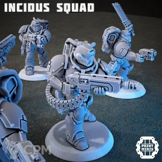 Описание картинки Armatis Mors - Incidus Squad от Modelkin по цене 2 000руб | Свободный Рынок Миниатюр - СРМ