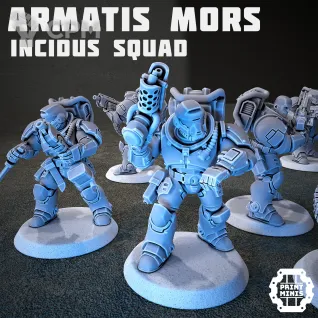 Описание картинки Armatis Mors - Incidus Squad от Modelkin по цене 2 000руб | Свободный Рынок Миниатюр - СРМ