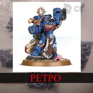 Описание картинки Marneus Calgar with Victrix Honour Guard от White Rhino по цене 599руб | Свободный Рынок Миниатюр - СРМ