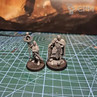 Описание картинки Freeguild Marshal and Relic Envoy от Badrus по цене 2 000руб | Свободный Рынок Миниатюр - СРМ