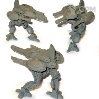 Описание картинки Hell Strider Armiger knight of Slaanesh Wardog от Soul Dark по цене 1 350руб | Свободный Рынок Миниатюр - СРМ