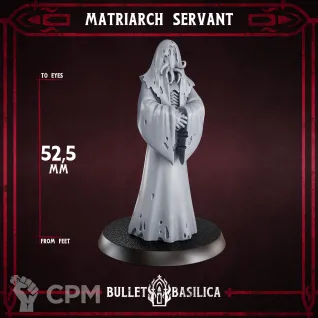 Описание картинки Matriarch Servant от Manufactorum76 по цене 200руб | Свободный Рынок Миниатюр - СРМ