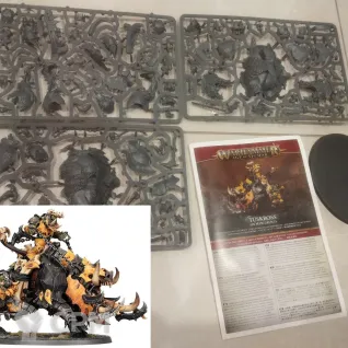 Описание картинки Tuskboss on Maw-grunta, Оригинал ГВ от Vens_Stabbs по цене 7 200руб | Свободный Рынок Миниатюр - СРМ