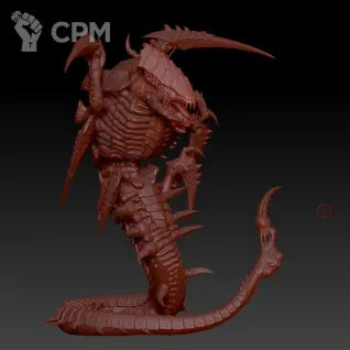 Описание картинки Mawloc / Trygon / Trygon Prime от MrMetalHorror по цене 1 400руб | Свободный Рынок Миниатюр - СРМ