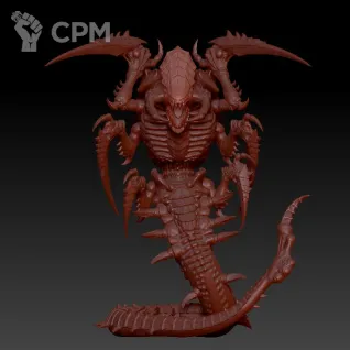 Описание картинки Mawloc / Trygon / Trygon Prime от MrMetalHorror по цене 1 400руб | Свободный Рынок Миниатюр - СРМ