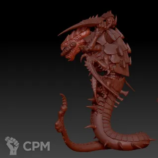 Описание картинки Mawloc / Trygon / Trygon Prime от Кузница Миниатюр по цене 1 400руб | Свободный Рынок Миниатюр - СРМ
