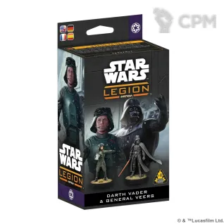 Описание картинки Star Wars: Legion - Darth Vader &amp; General Veers Character Expansion от StarkLogistics по цене 3 675руб | Свободный Рынок Миниатюр - СРМ