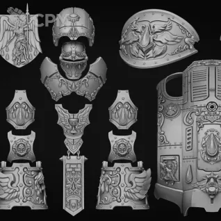 Описание картинки Sanguis Knight от LDBits по цене 4 265руб | Свободный Рынок Миниатюр - СРМ