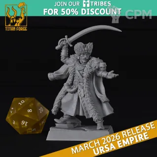 Описание картинки Kislev/ Duelist от Barduck Miniatures по цене 329руб | Свободный Рынок Миниатюр - СРМ