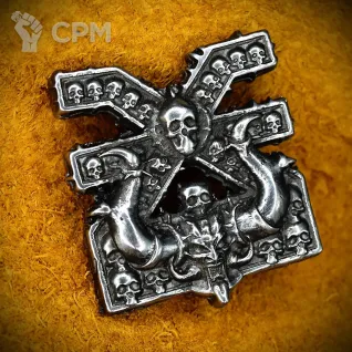 Описание картинки Значок Кхорн древние боги Warhammer от Game&Reality Studio по цене 1 200руб | Свободный Рынок Миниатюр - СРМ