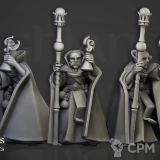 Описание картинки Mages от 3DPrintClub по цене 150руб | Свободный Рынок Миниатюр - СРМ